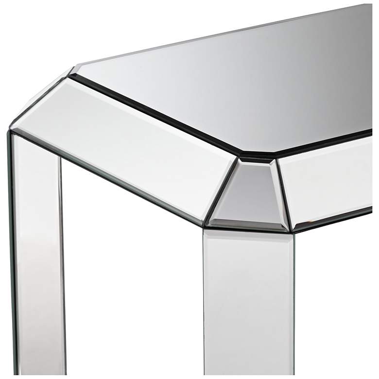 Image 3 Hillary 21 inch Wide Open-Shelf Mirror End Table by Studio 55D more views