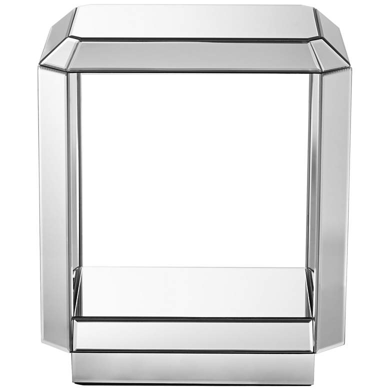 Image 5 Hillary 21" Wide Open-Shelf Mirror End Table by Studio 55D more views