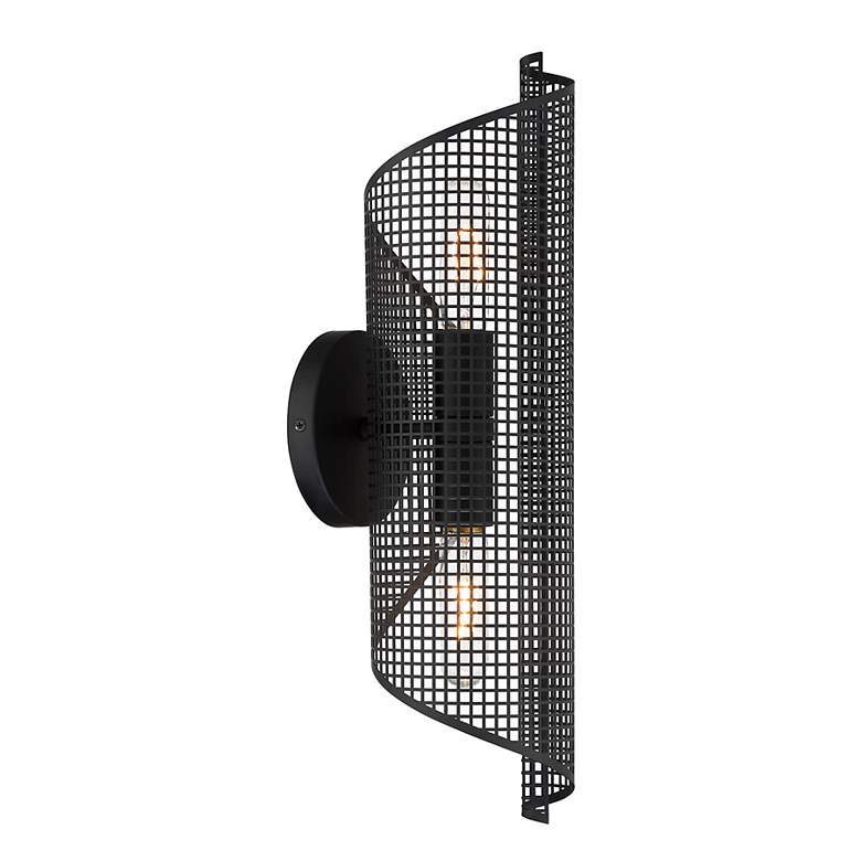 Image 4 Hillbourne 2-Light Wall Sconce in Matte Black more views
