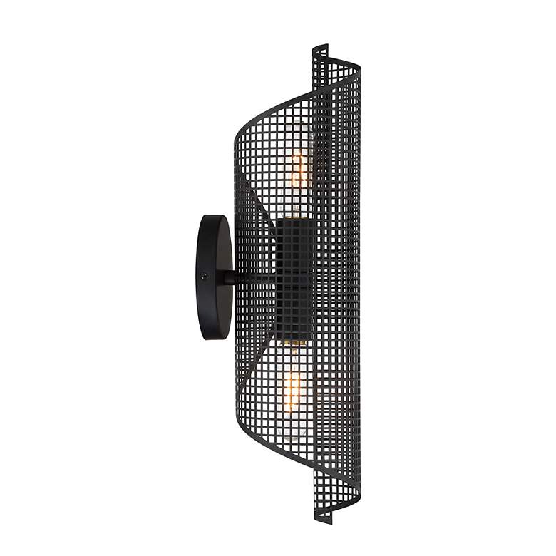 Image 5 Hillbourne 2-Light Wall Sconce in Matte Black more views