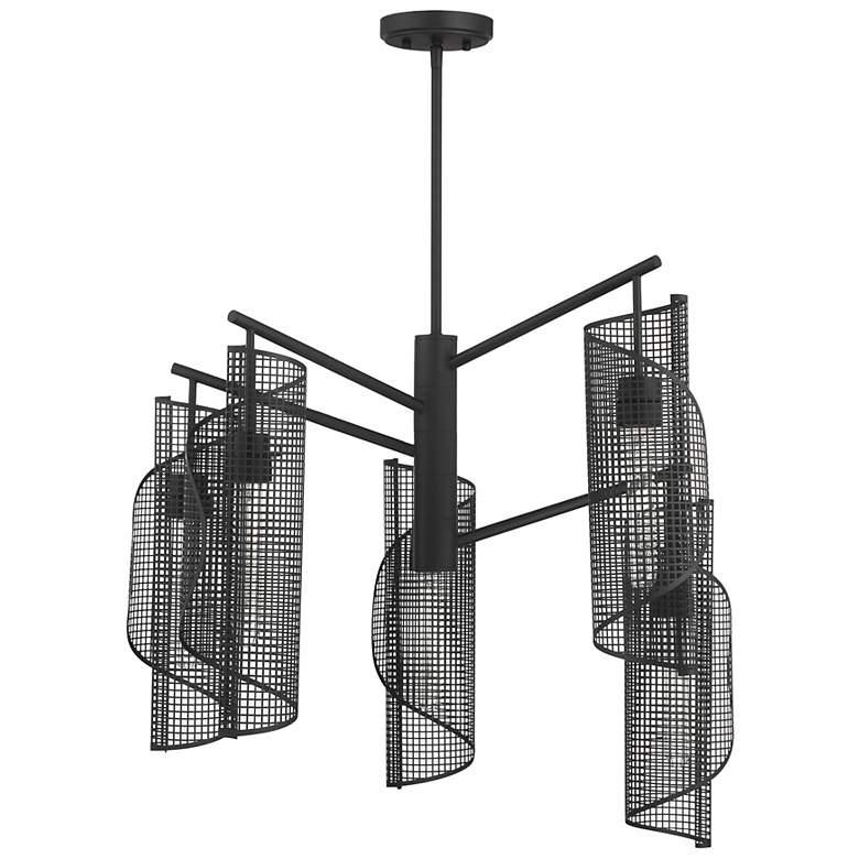 Image 2 Hillbourne 5-Light Chandelier in Matte Black more views
