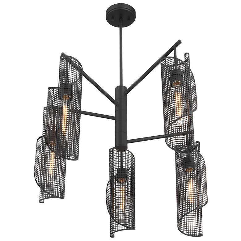 Image 4 Hillbourne 5-Light Chandelier in Matte Black more views
