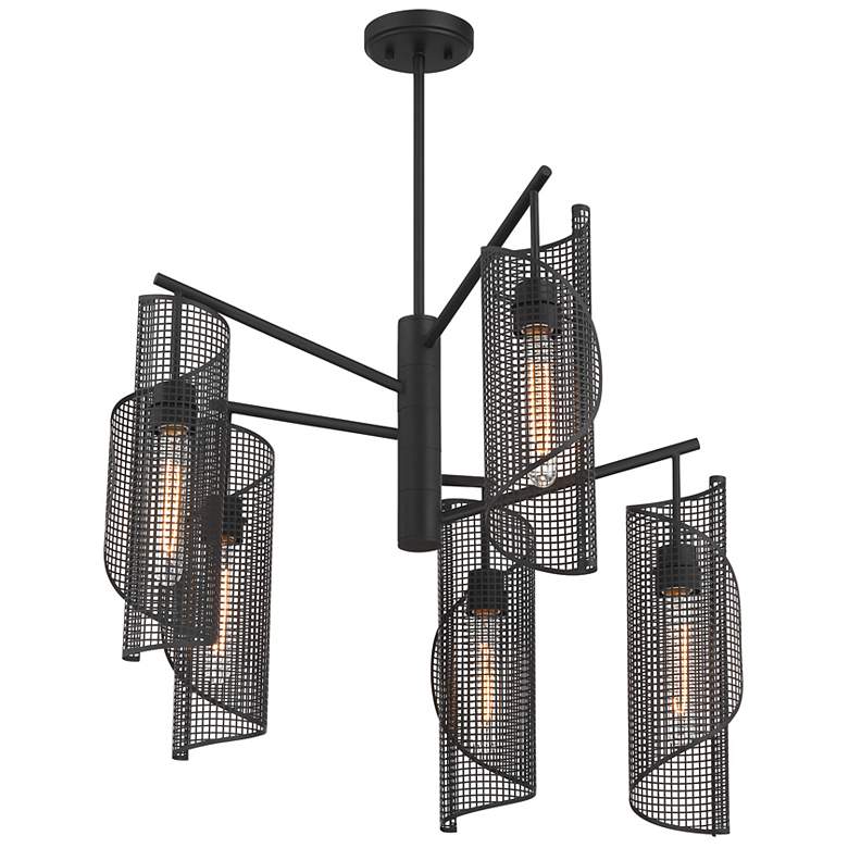 Image 5 Hillbourne 5-Light Chandelier in Matte Black more views