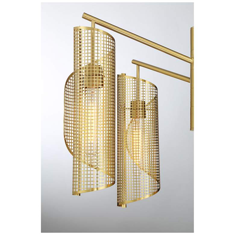 Image 6 Hillbourne 5-Light Chandelier in Warm Brass more views