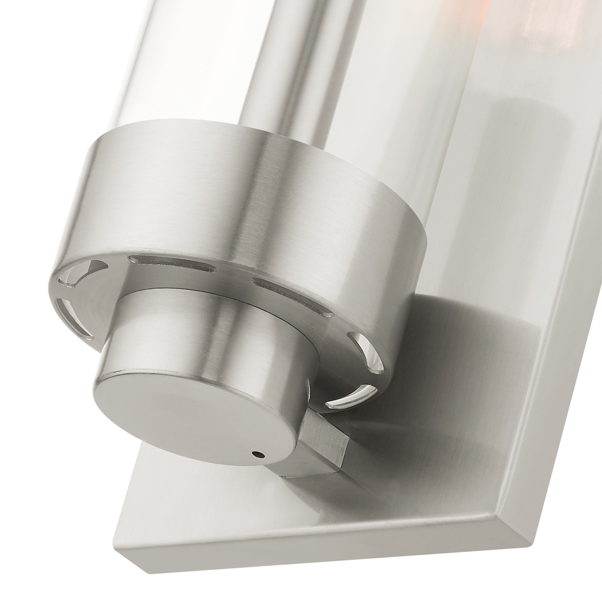 Hillcrest 1 Light Brushed Nickel Outdoor ADA Wall Lantern