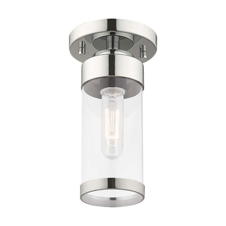 Image 4 Hillcrest 1 Light Polished Chrome Ceiling Mount more views