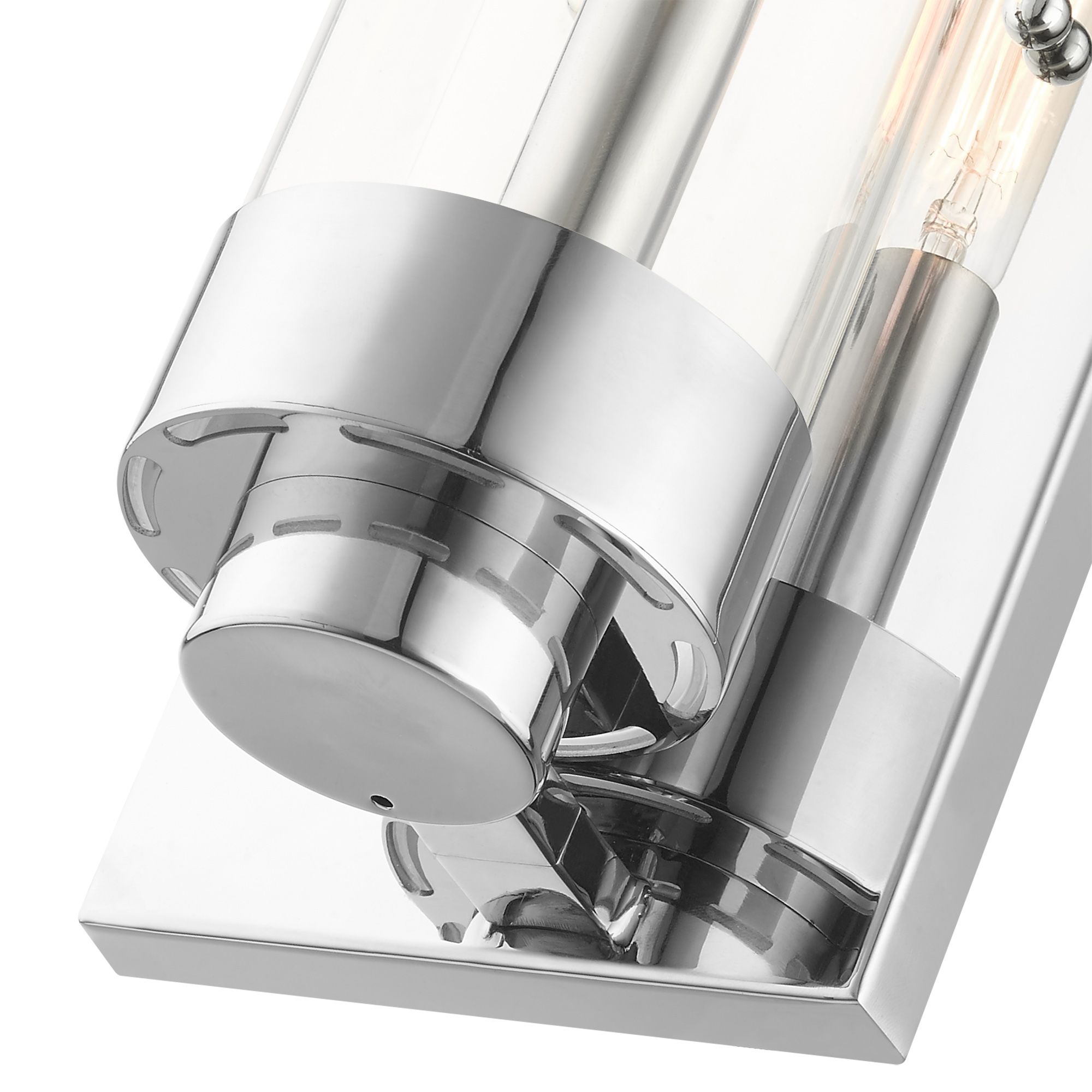 Hillcrest 1 Light Polished Chrome Outdoor ADA Wall Lantern