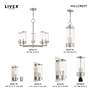 Thumbnail3 of Hillcrest 2 Light Brushed Nickel Outdoor Wall Lantern more views