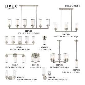 Image2 of Hillcrest 3 Light Brushed Nickel Ceiling Mount more views