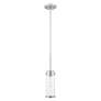 3_Hillcrest 5 1/4" Wide Polished Chrome Cylinder Mini Pendant more views