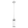 5_Hillcrest 5 1/4" Wide Polished Chrome Cylinder Mini Pendant more views