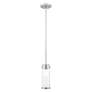 6_Hillcrest 5 1/4" Wide Polished Chrome Cylinder Mini Pendant more views