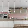 7_Hillcrest 5 1/4" Wide Polished Chrome Cylinder Mini Pendant more views