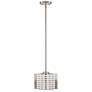 4_Hilliard 8 3/4" Wide Brushed Nickel Mini Pendant more views