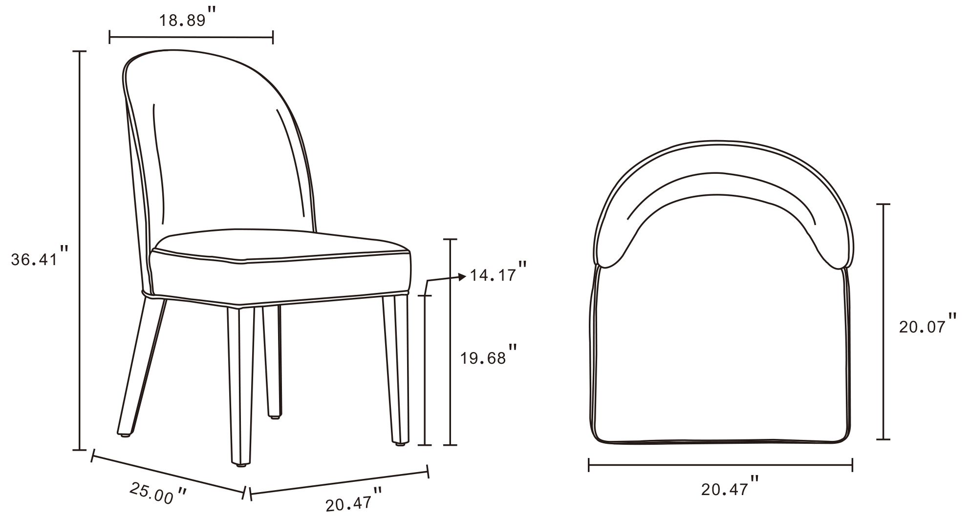 Image 4 Hillman 8-Piece Dining Chair Set more views