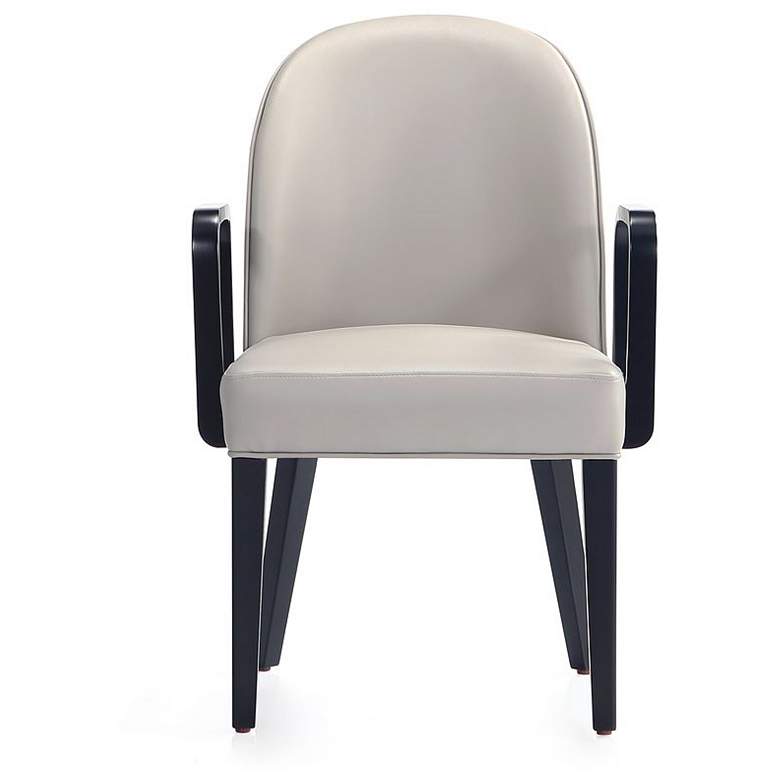 Image 1 Hillman Modern Velvet Upholstered Dining Arm Chair in Blue
