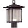 Hillsdale 14 1/2"H Dorian Bronze LED Outdoor Post Light