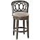 Hillsdale Adelyn Putty Fabric Swivel Counter Stool