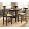 Hillsdale Arcadia 5-Piece Beige Counter Height Dining Set