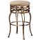 Hillsdale Callen 26" Taupe Swivel Outdoor Counter Stool