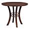 Hillsdale Cameron Round Wood Counter Height Dining Table