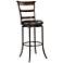 Hillsdale Cameron Tall Ladder-Back 30" Brown Bar Stool