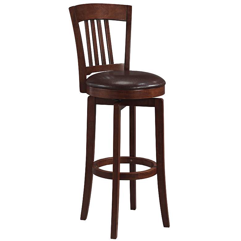 Image 1 Hillsdale Canton Swivel 24 1/2 inch High Counter Stool