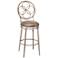 Hillsdale Donnelly 30" Granite Faux Leather Swivel Barstool