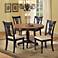 Hillsdale Embassy 5-Piece Black and Cherry Dining Set