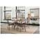 Hillsdale Emmons Washed Gray and Brown 5-Piece Dining Set