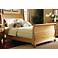 Hillsdale Hamptons Weathered Pine Sleigh Bed