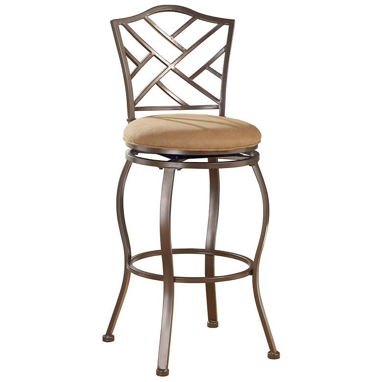 Image 1 Hillsdale Hanover Swiveling 24 inch High Counter Stool