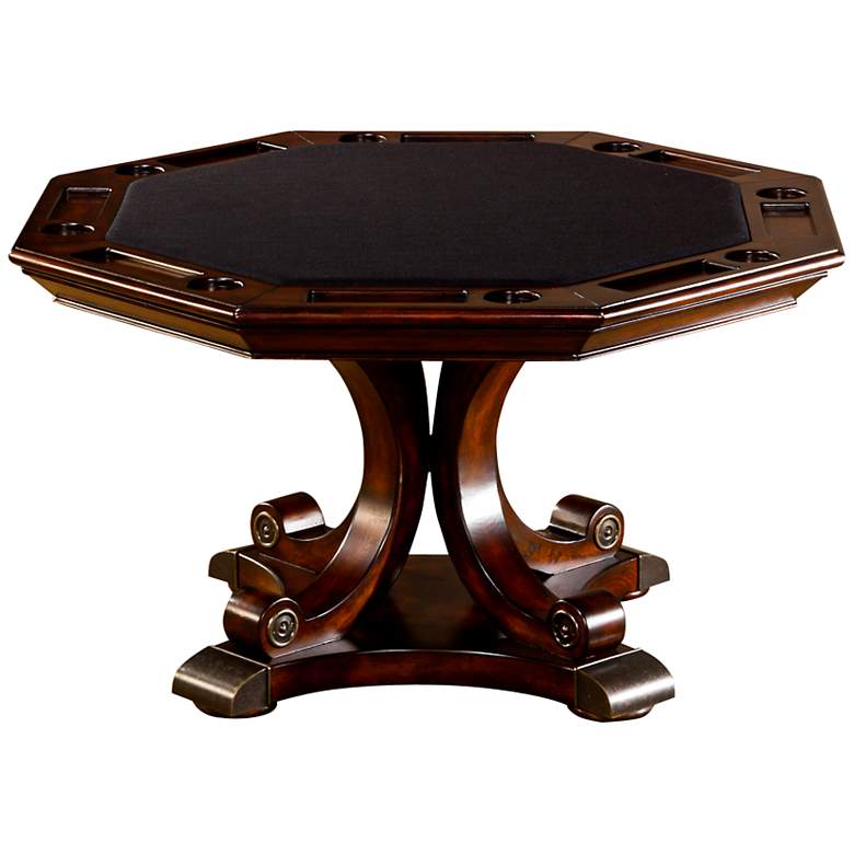 Image 1 Hillsdale Harding Burnished Cherry Game Table