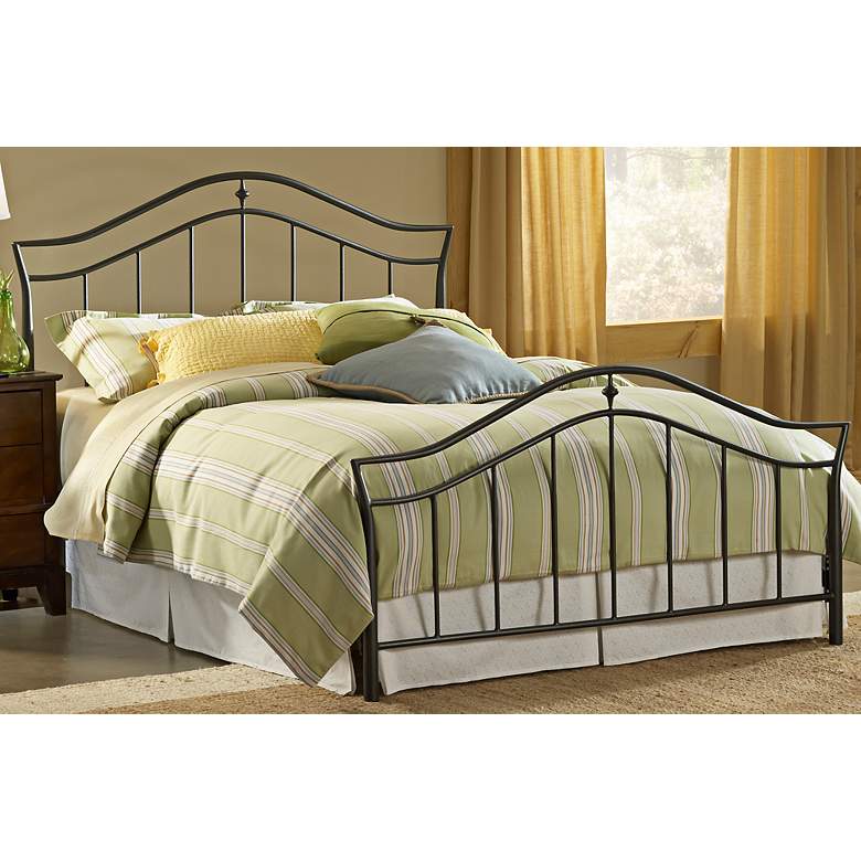 Image 1 Hillsdale Imperial Twinkle Black Queen Bed