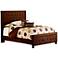 Hillsdale Kaylie Upholstered Chocolate Bed Set