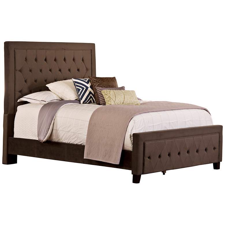 Image 1 Hillsdale Kaylie Upholstered Pewter Queen Bed