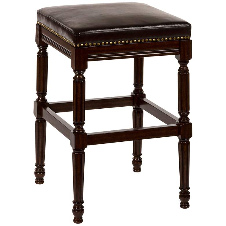 Image 1 Hillsdale Kayne Backless 26 inch Faux Leather Counter Stool