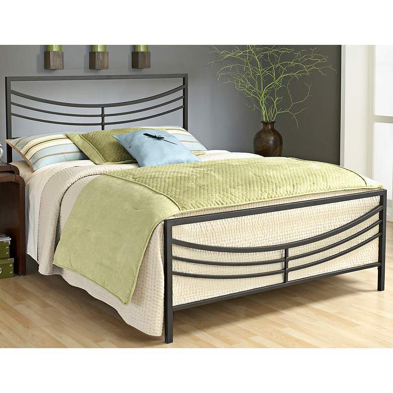 Image 1 Hillsdale Kingston Arched Brown Queen Bed