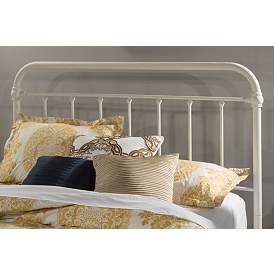 Image1 of Hillsdale Kirkland Soft White Metal King Headboard
