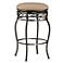 Hillsdale Lincoln Backless Swivel 26" High Counter Stool