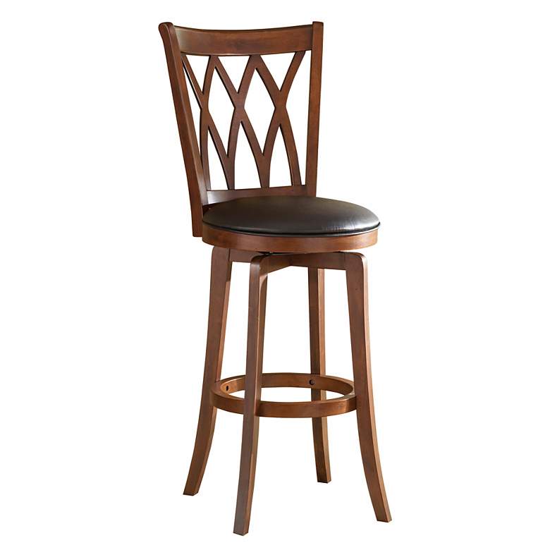 Image 1 Hillsdale Mansfield Swiveling 24 inch High Counter Stool