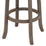 5_Hillsdale Newton 30" Stonewash Fabric Swivel Bar Stools Set of 2 more views
