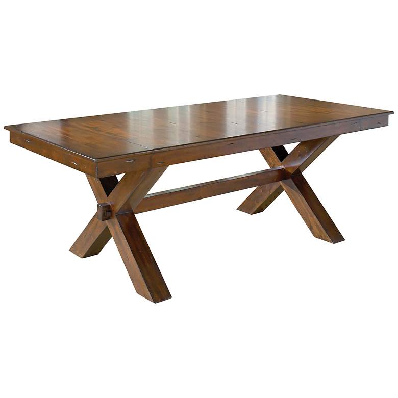Image 1 Hillsdale Park Avenue Trestle Dining Table with Leaf