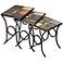 Hillsdale Pompei Set of 3 Outdoor Nesting Tables