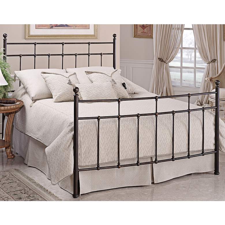 Image 1 Hillsdale Providence Antique Bronze Queen Bed