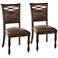 Hillsdale Seaton Springs Aged Brown Dining Chair Set of 2