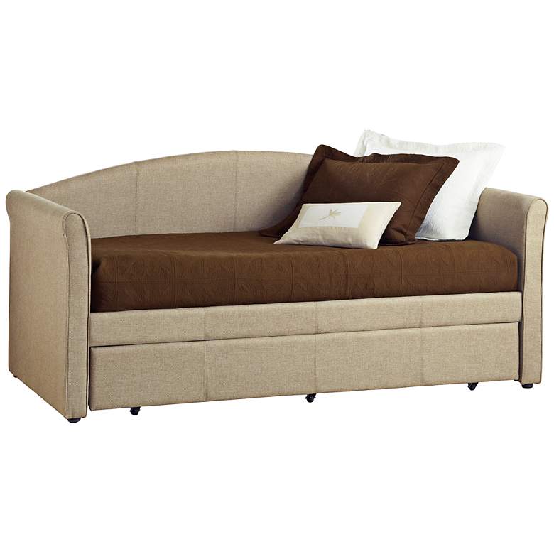 Image 1 Hillsdale Siesta Tweed Fabric Daybed with Trundle