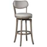 Hillsdale Sloan 25 1/2&quot; Aged Gray Swivel Counter Stool