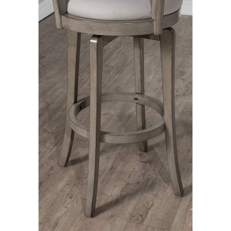 Image 6 Hillsdale Sloan 25 1/2" Aged Gray Swivel Counter Stool more views