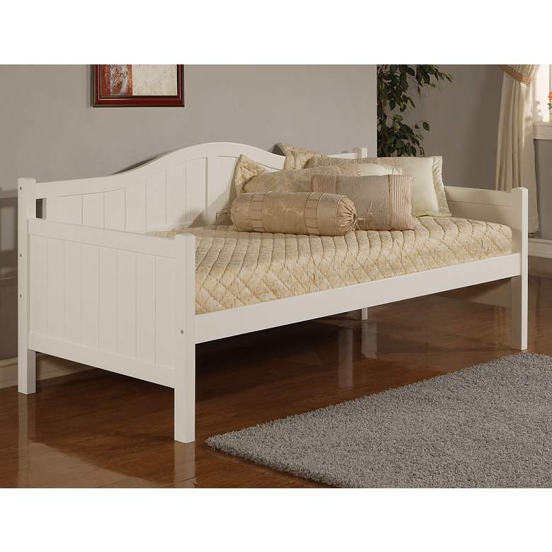 Image 1 Hillsdale Staci Beadboard White Wood Daybed